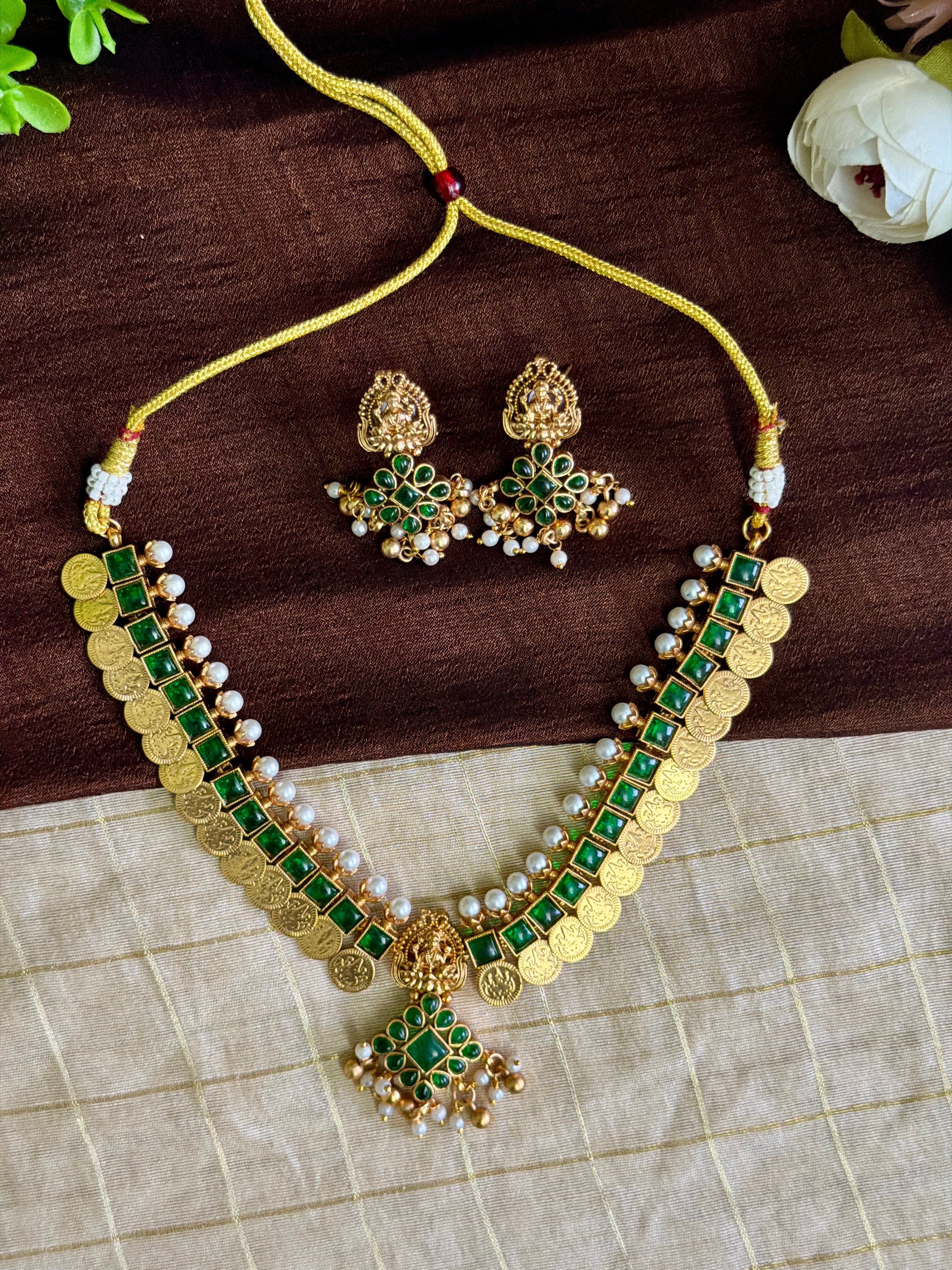 Devi Kemp Necklace - Green