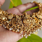 Lakshmi Peacock Antique Necklace Set