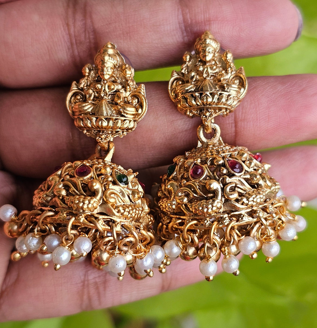 Lakshmi Peacock Antique Necklace Set