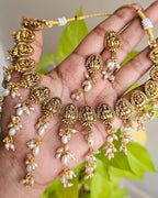 Lakshmi Pearl Guttapusalu Necklace Set