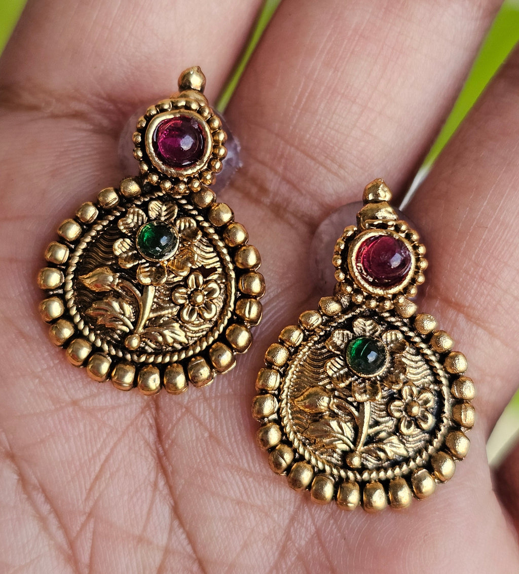 Floral Antique Necklace Set