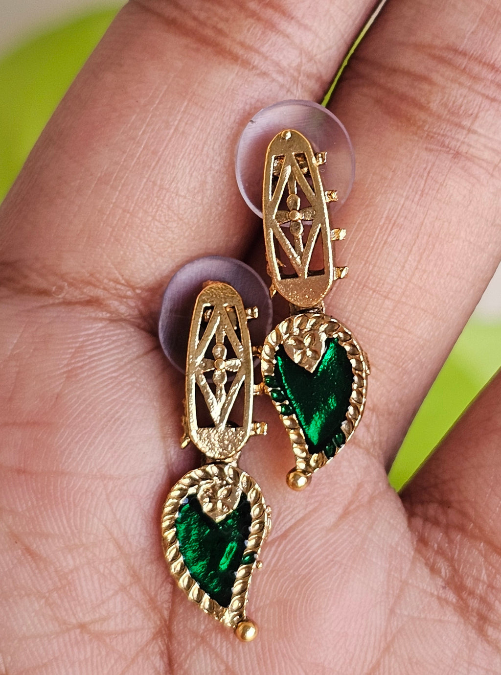 Palakka Antique Gold Necklace Set