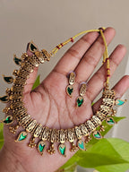Palakka Antique Gold Necklace Set