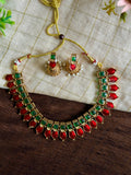 Royal Red Necklace Set