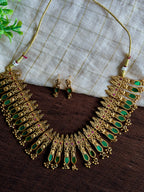 Manjari Heavy Emerald Necklace
