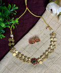 Floral Coin Necklace / Choker