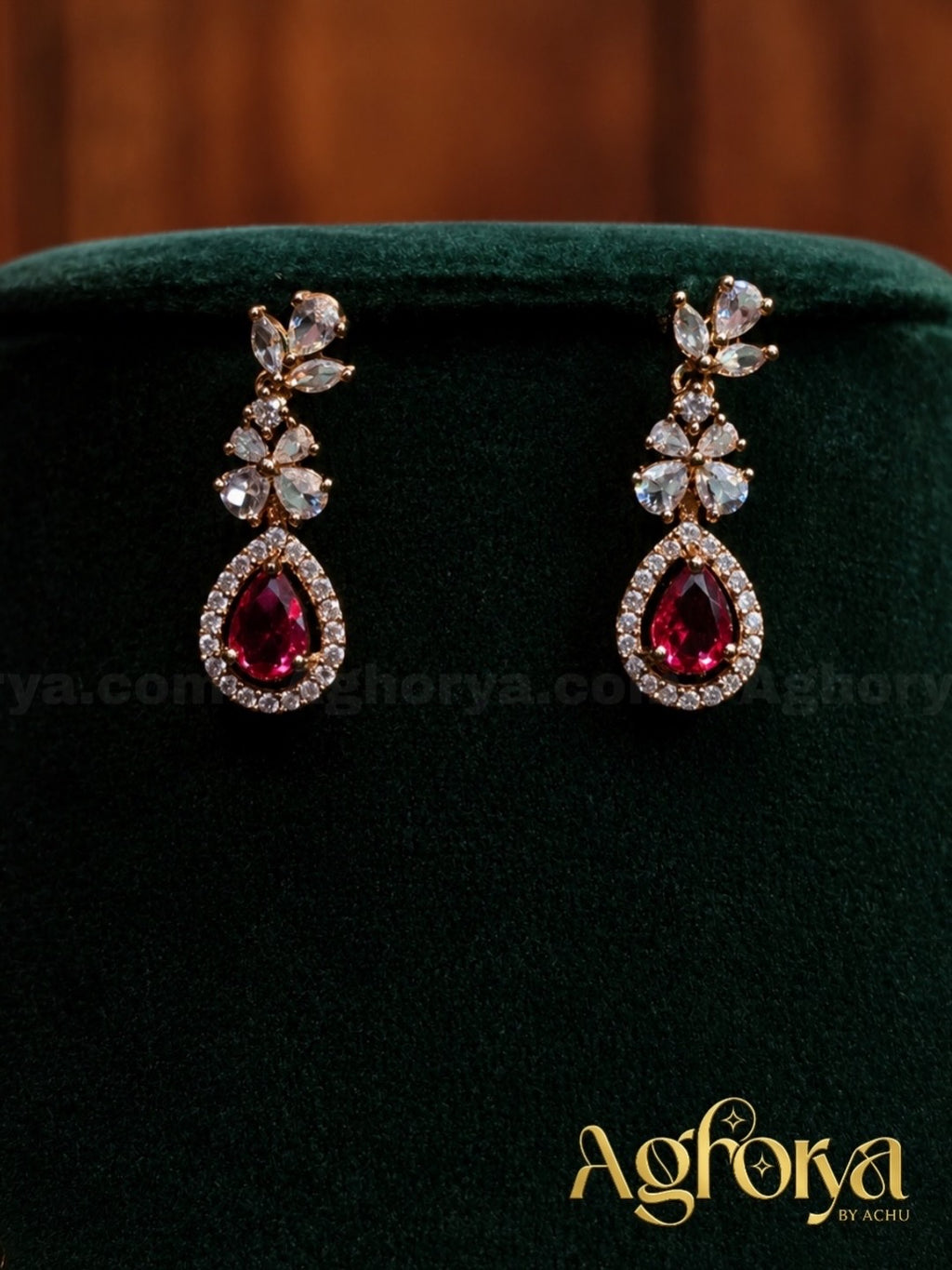 Double Layer AD Necklace Set
