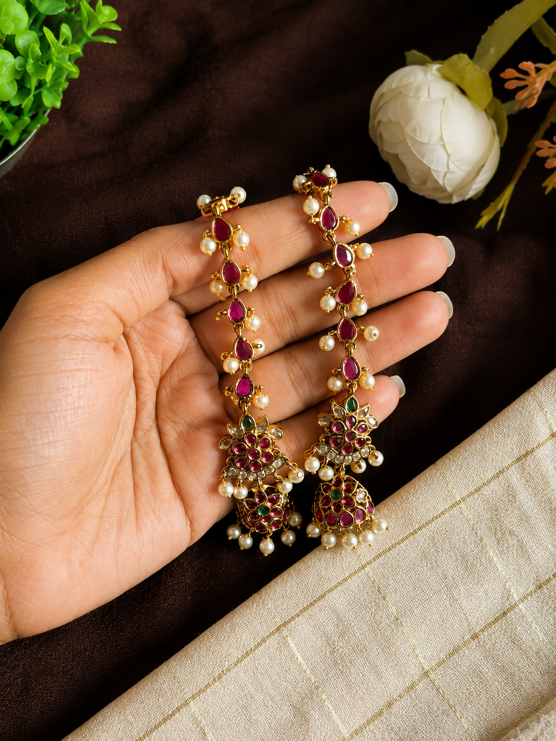 Floral Jhumka Mattal