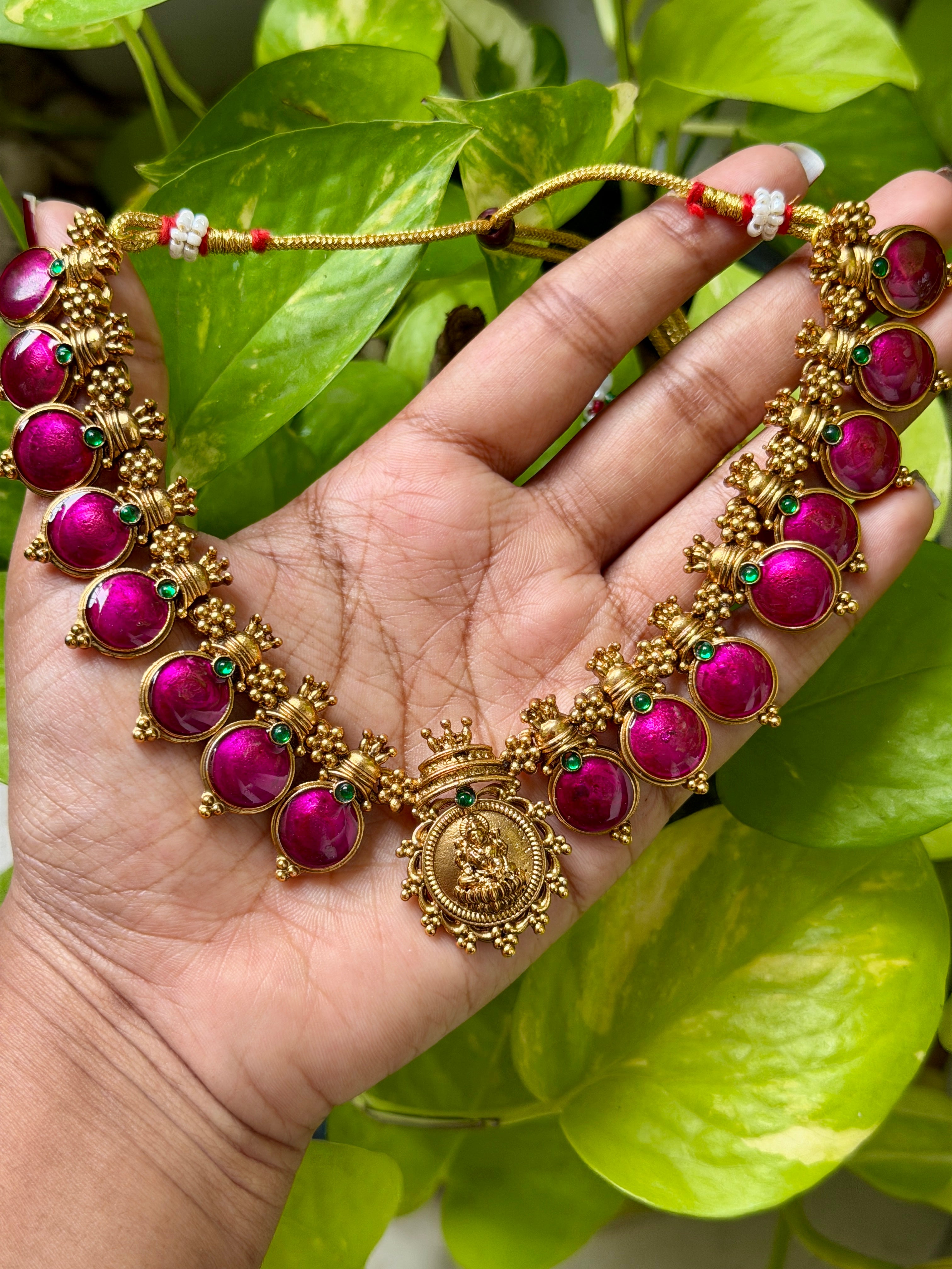 Purple Idol Heritage Necklace Set