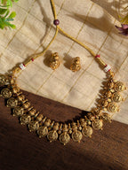Lakshmi Kasu Mala Necklace Set