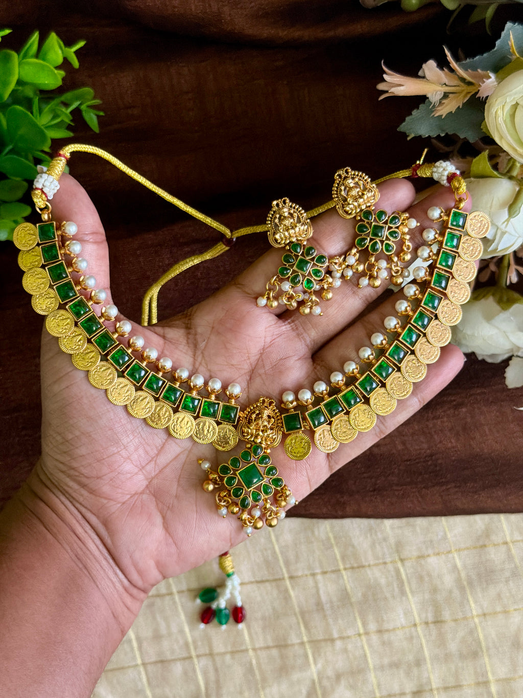 Devi Kemp Necklace - Green
