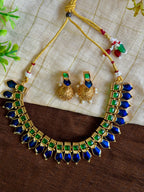 Royal Navy Blue Necklace Set