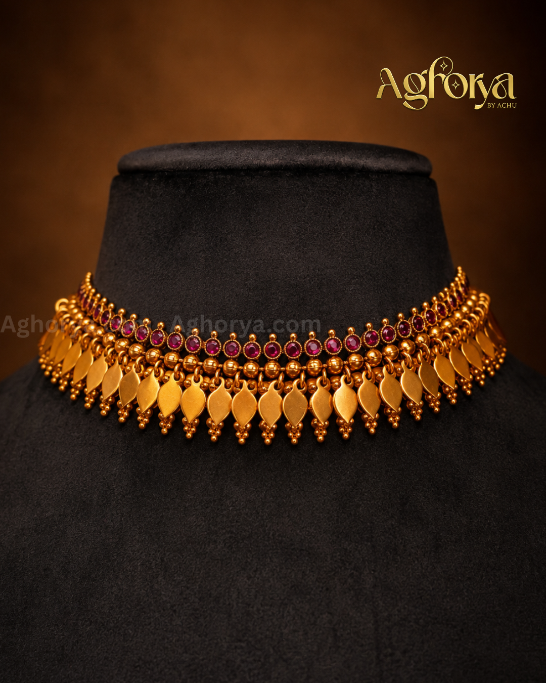 Premium Traditional Elakkathali Necklace Set
