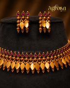 Premium Traditional Elakkathali Necklace Set