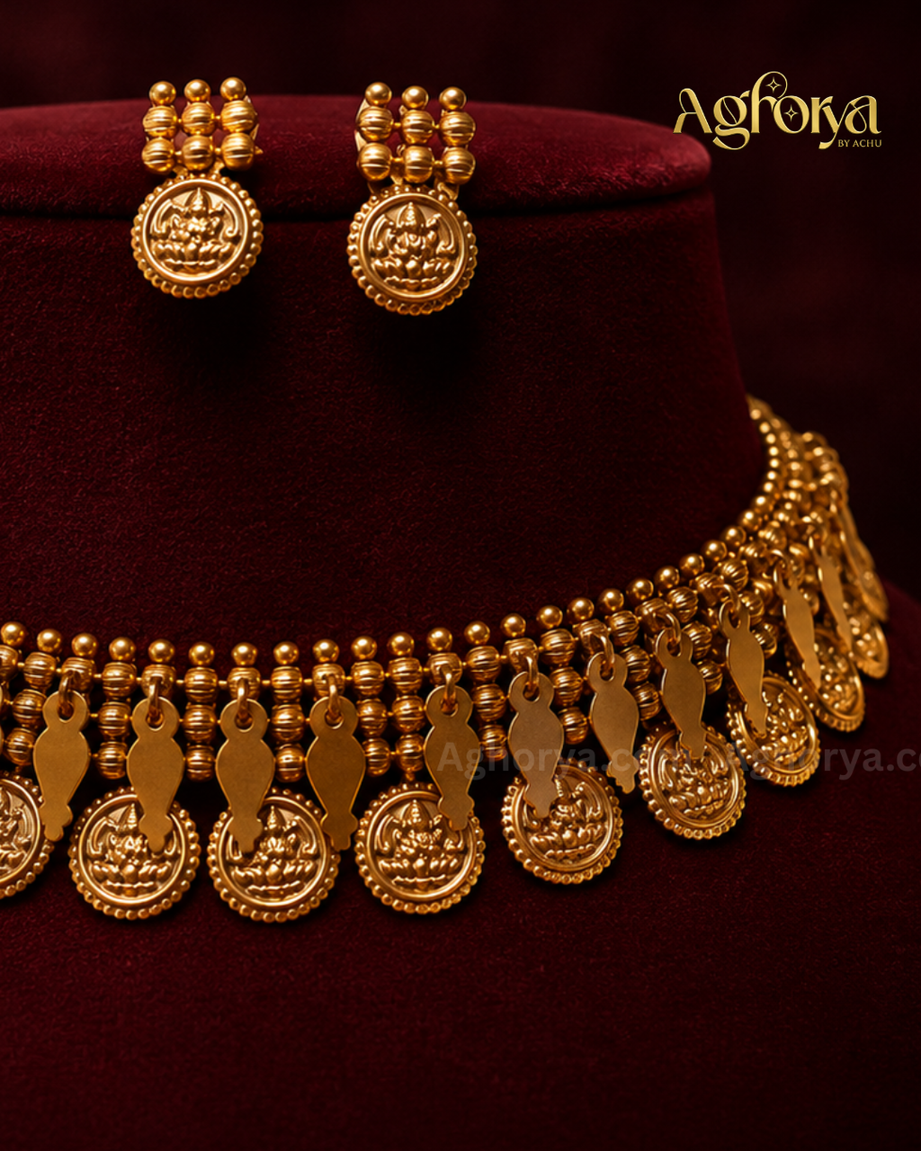 Elakkathali Coin Mix Necklace Set