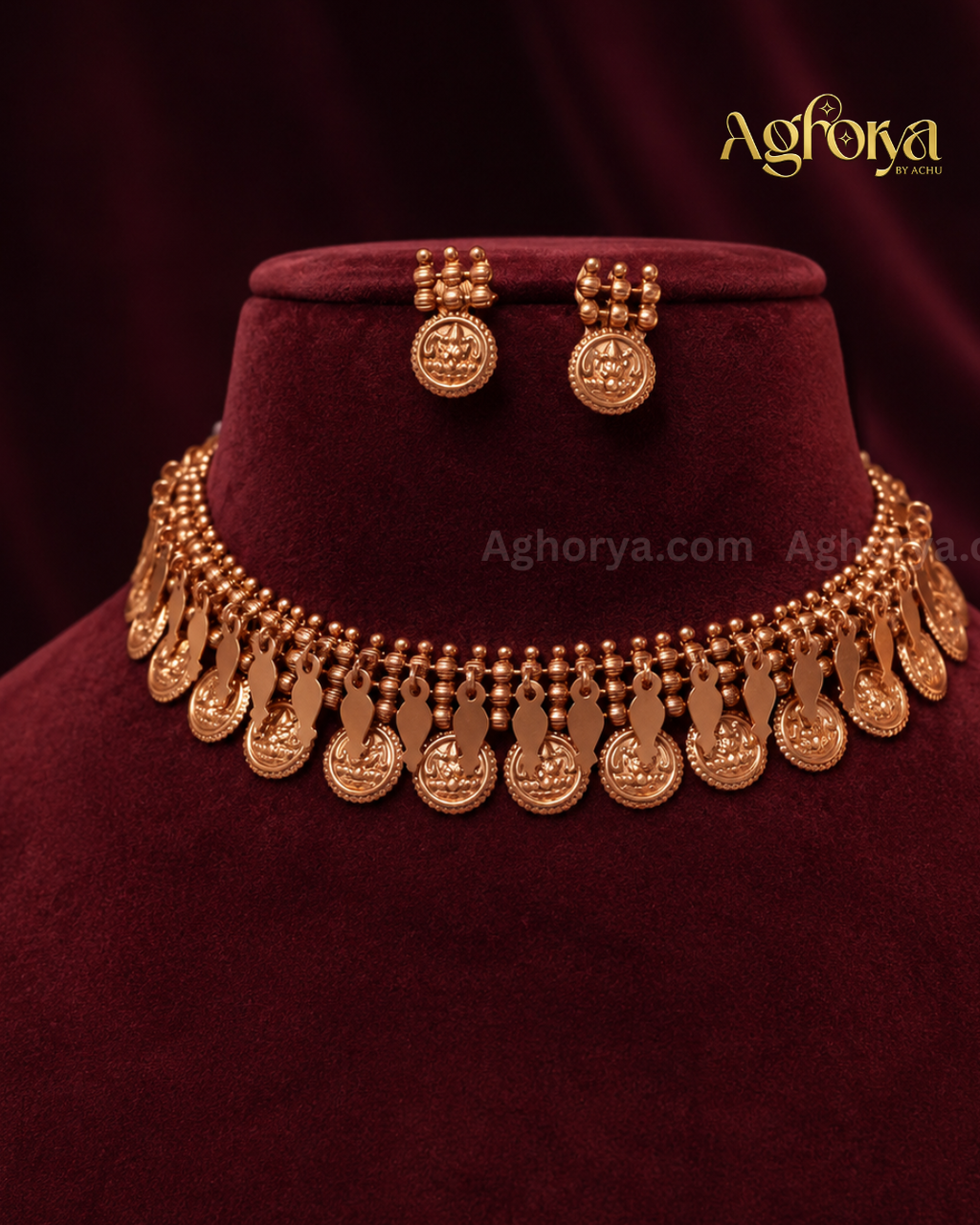 Elakkathali Coin Mix Necklace Set