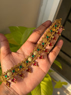 Emerald & Red Choker