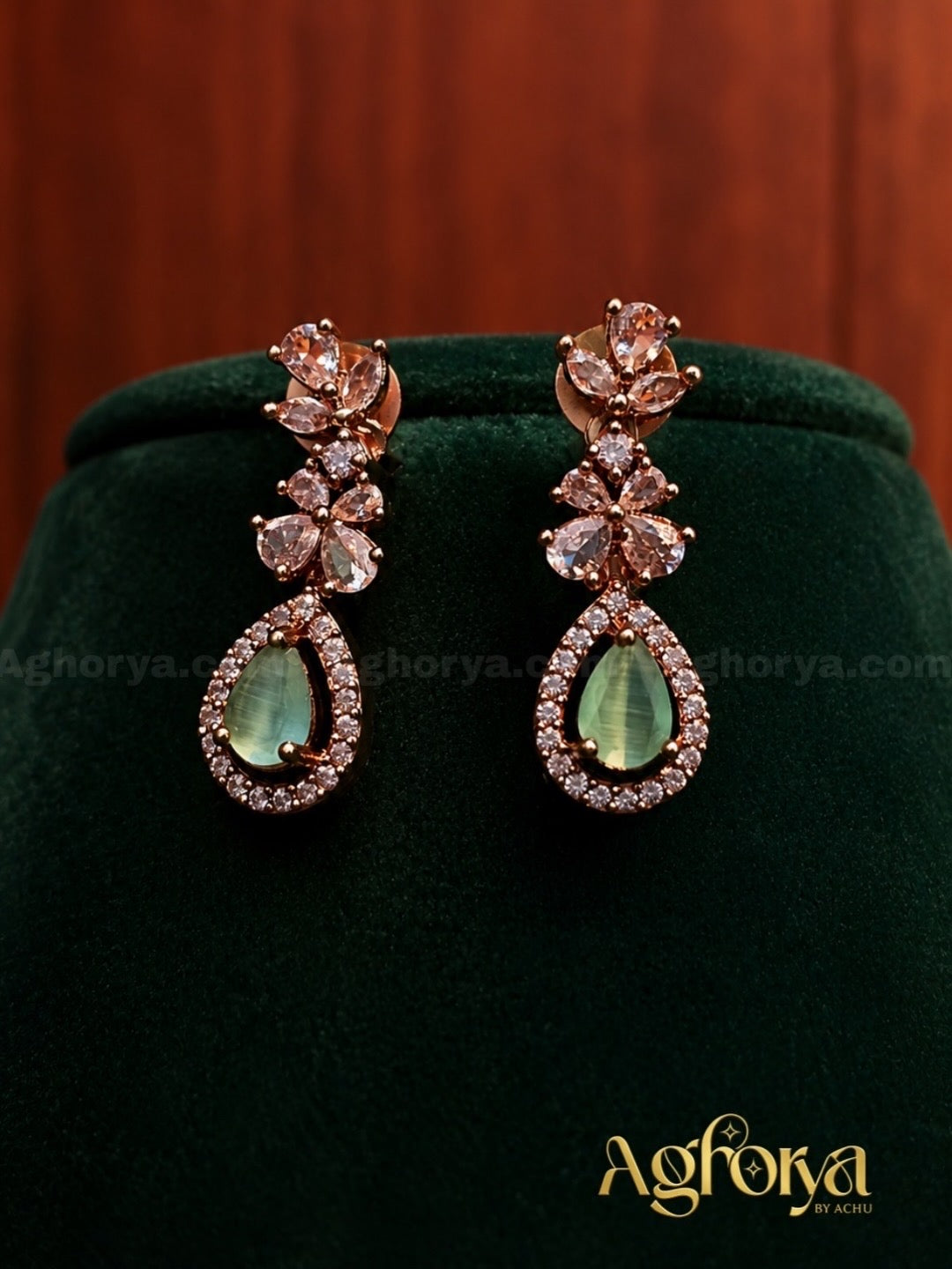 Double Layer AD Necklace Set