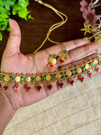 Emerald & Red Choker