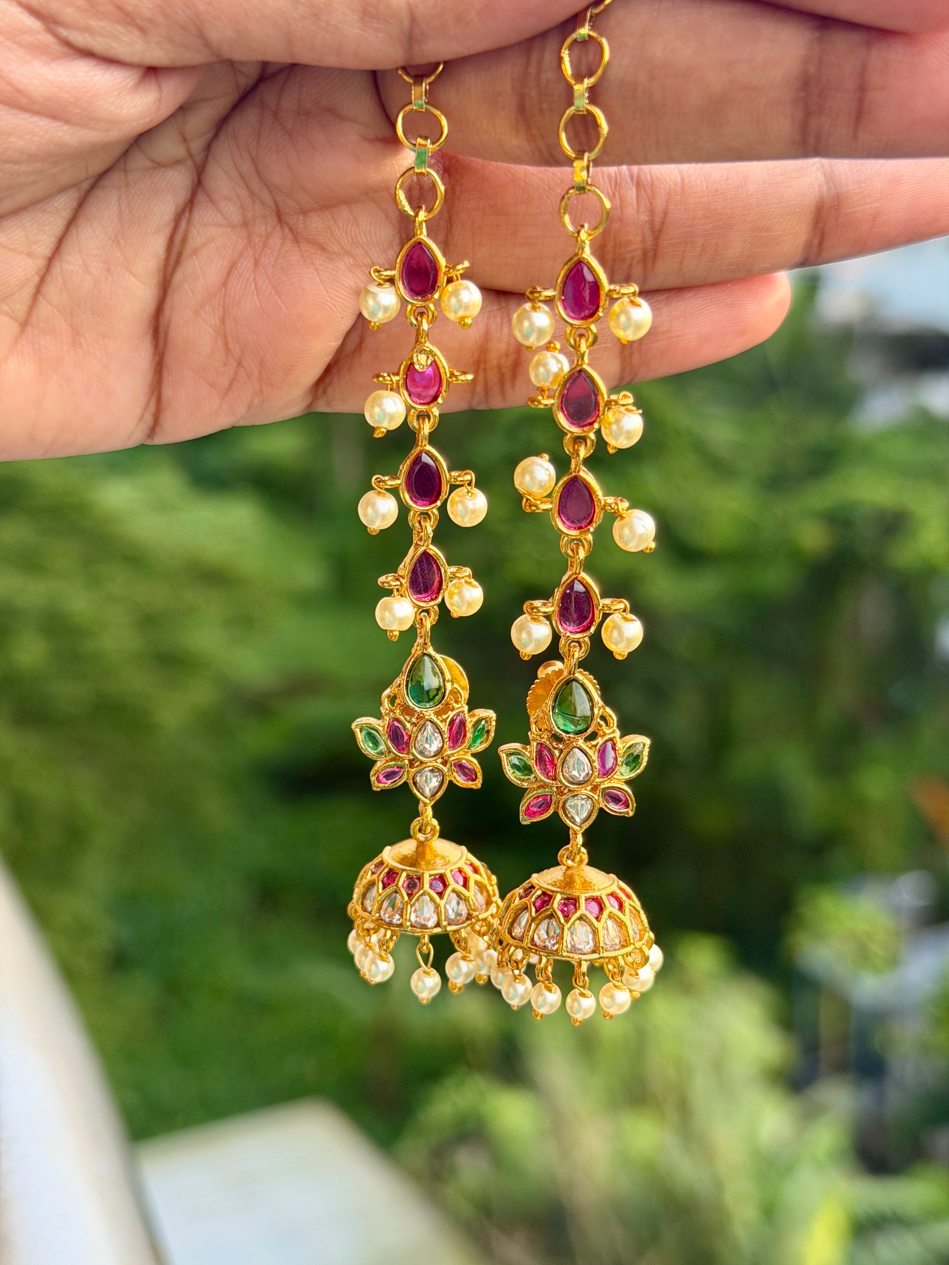 Lotus Jhumka Mattal
