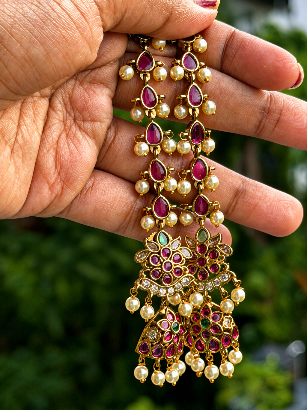 Floral Jhumka Mattal