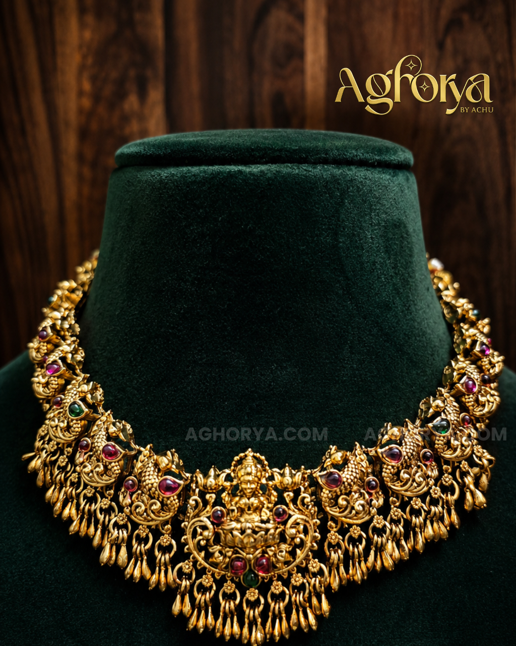 Traditional Lakshmi Temple Choker Necklace Set
