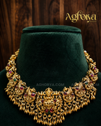 Traditional Lakshmi Temple Choker Necklace Set