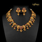 Peacock Design Heritage Necklace Set