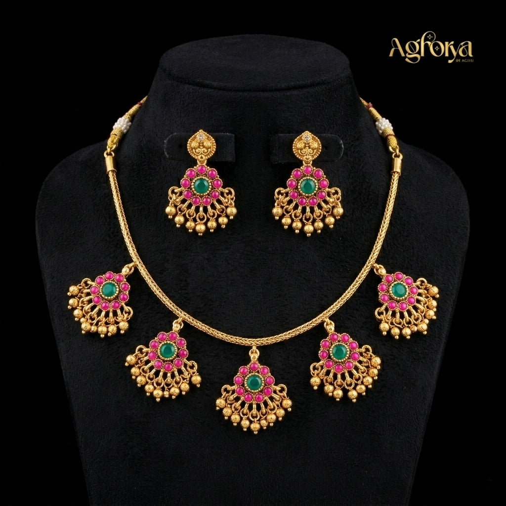 Pink Multi Pendant Attigai