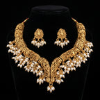 Antique Pearl Guttapusalu Necklace Set