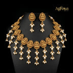 Lakshmi Pearl Guttapusalu Necklace Set