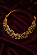 Antique Multicolor AD Stone Necklace